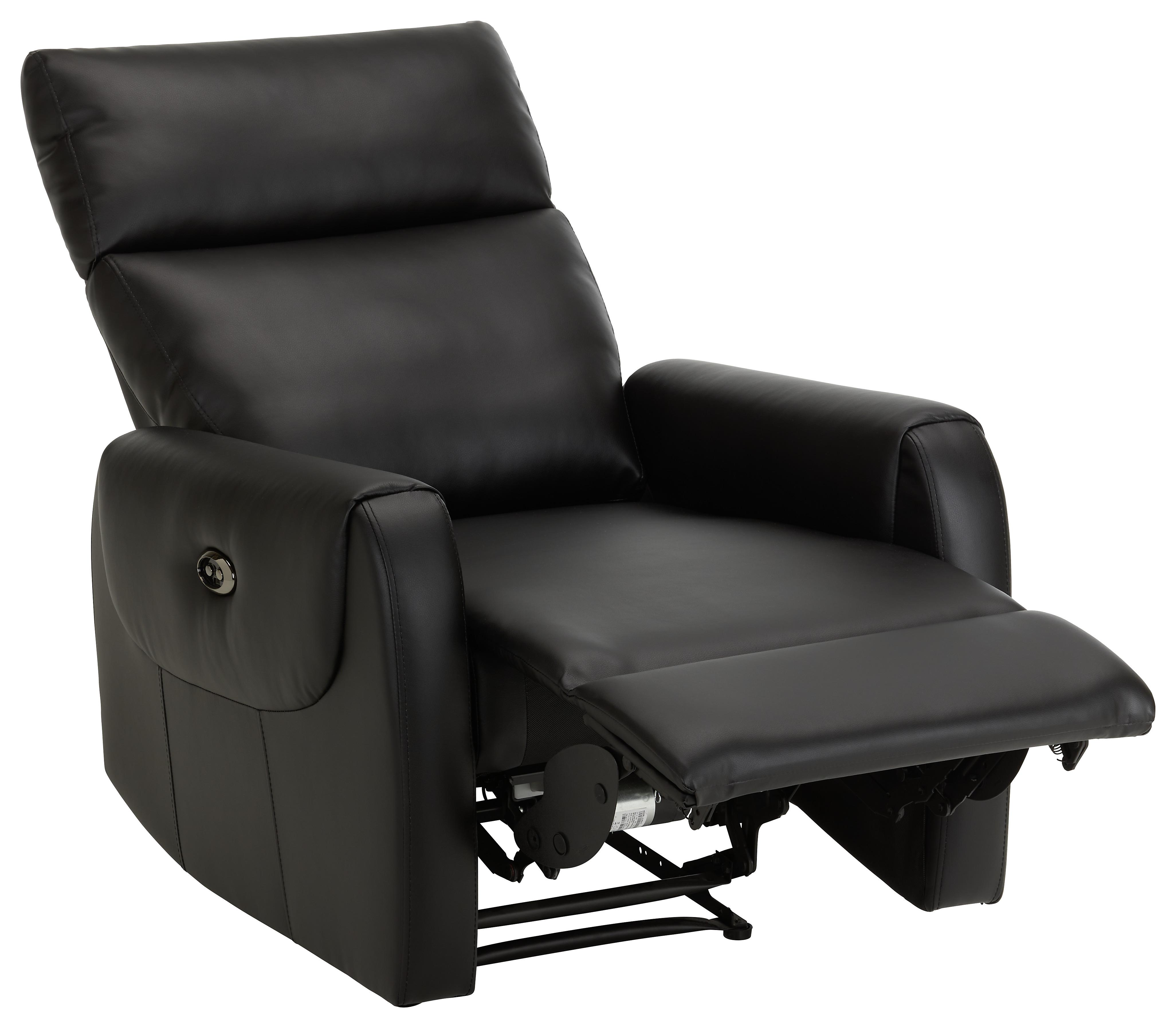 Relaxsessel Ancona 2 in Schwarz - Schwarz, MODERN, Holz/Kunststoff (78/100/93cm) - Mömax