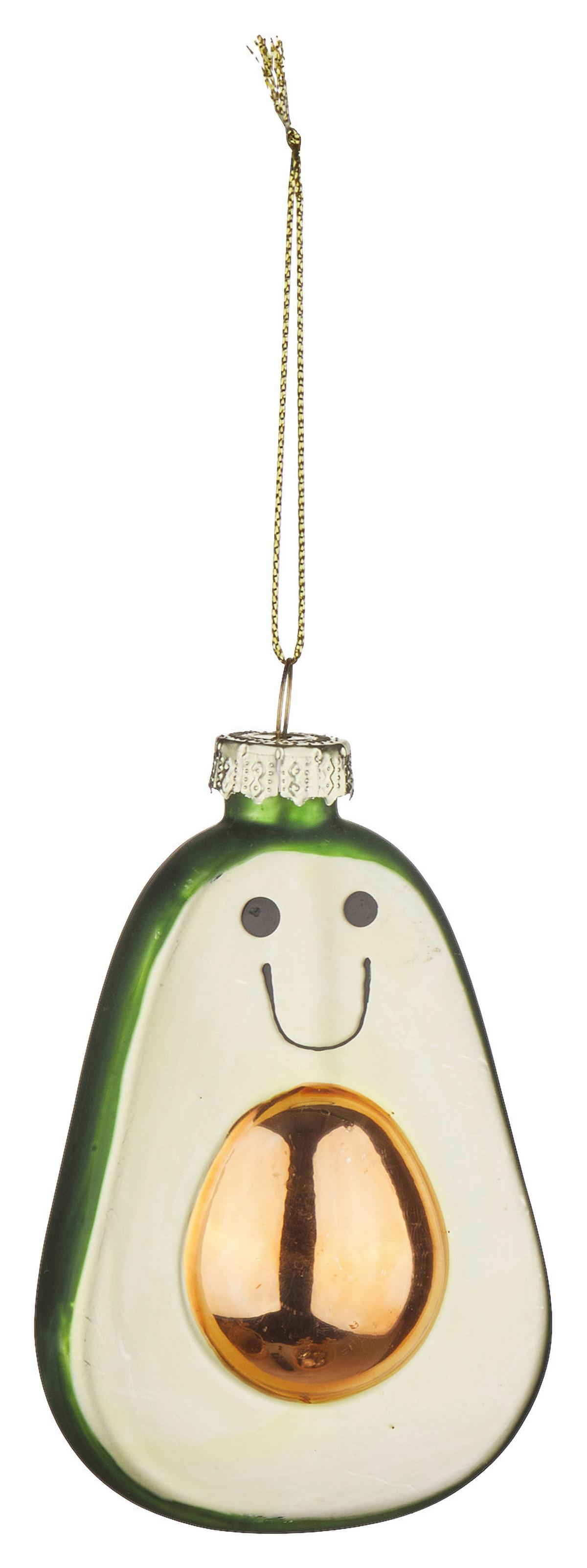 Christbaumanhänger Figures Multicolor - Goldfarben/Schwarz, Glas (6/10/4,5cm) - Mömax