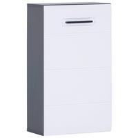 Viseča Omara Pearl New - bela/antracit, Konvencionalno, umetna masa/leseni material (40/70/22,6cm)