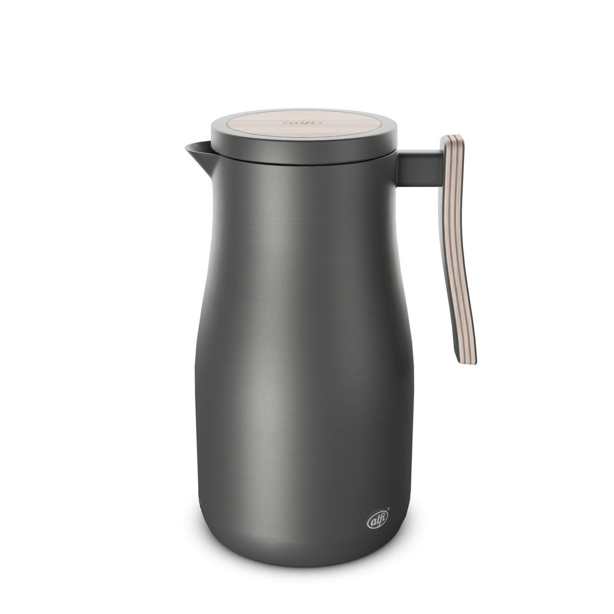 DZBANEK TERMICZNY 1397.232.100 - czarny, Design, metal/drewno (1l) - Alfi