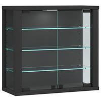 Hängevitrine Vitrosa S Anthrazit - Anthrazit, Design, Glas/Holzwerkstoff (43/40/18cm) - MID.YOU