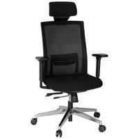 Pisarniški Stol Captiva, Črna - črna/barve aluminija, Moderno, kovina/umetna masa (68/131/63cm) - MID.YOU