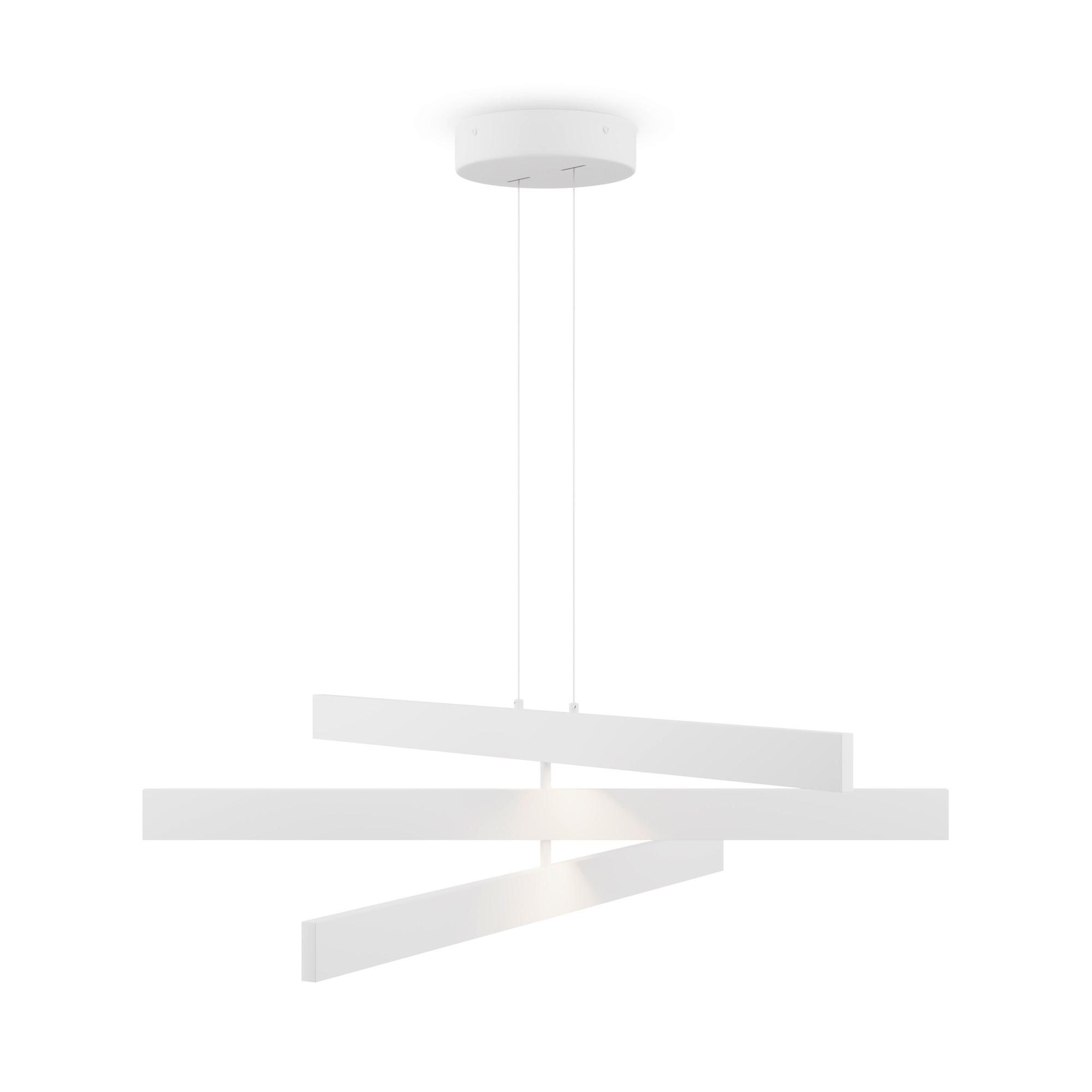 PENDELLEUCHTE ORIGAMI - Weiss, Trend, Metall (80/20,5cm) - MAYTONI