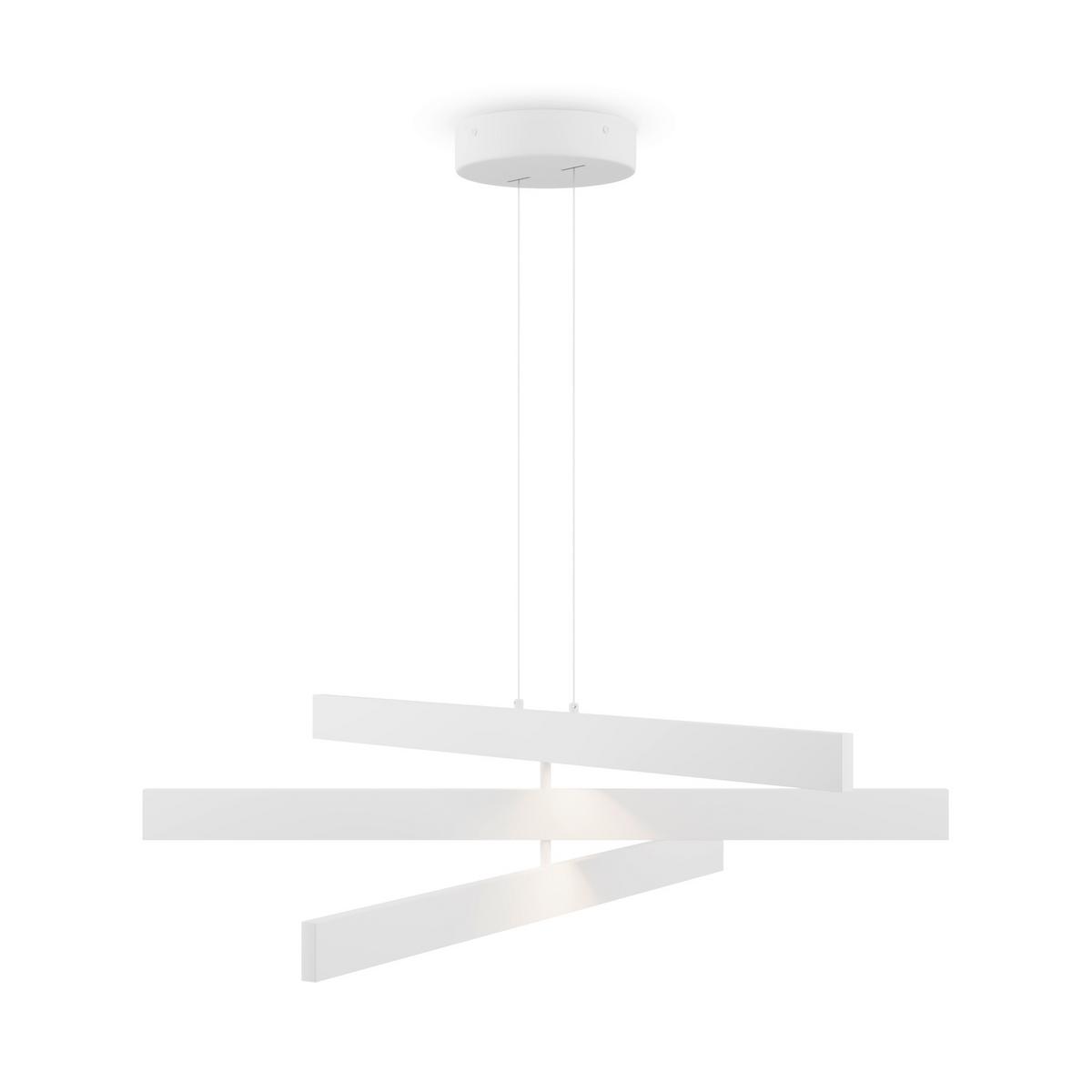 PENDELLEUCHTE ORIGAMI - Weiss, Trend, Metall (80/20,5cm) - MAYTONI