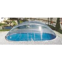 Bazenska Streha Cabrio, 370x730cm - prosojno, Basics, umetna masa (370/730cm)