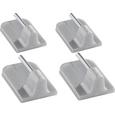 Selbstklebehaken Kurt in Silberfarben 4er Set - Silberfarben, Kunststoff (1/2.3cm) - Mömax modern living Selbstklebehaken Kurt in Silberfarben 4er Set - Silberfarben, Kunststoff (1/2.3cm) - Mömax modern living