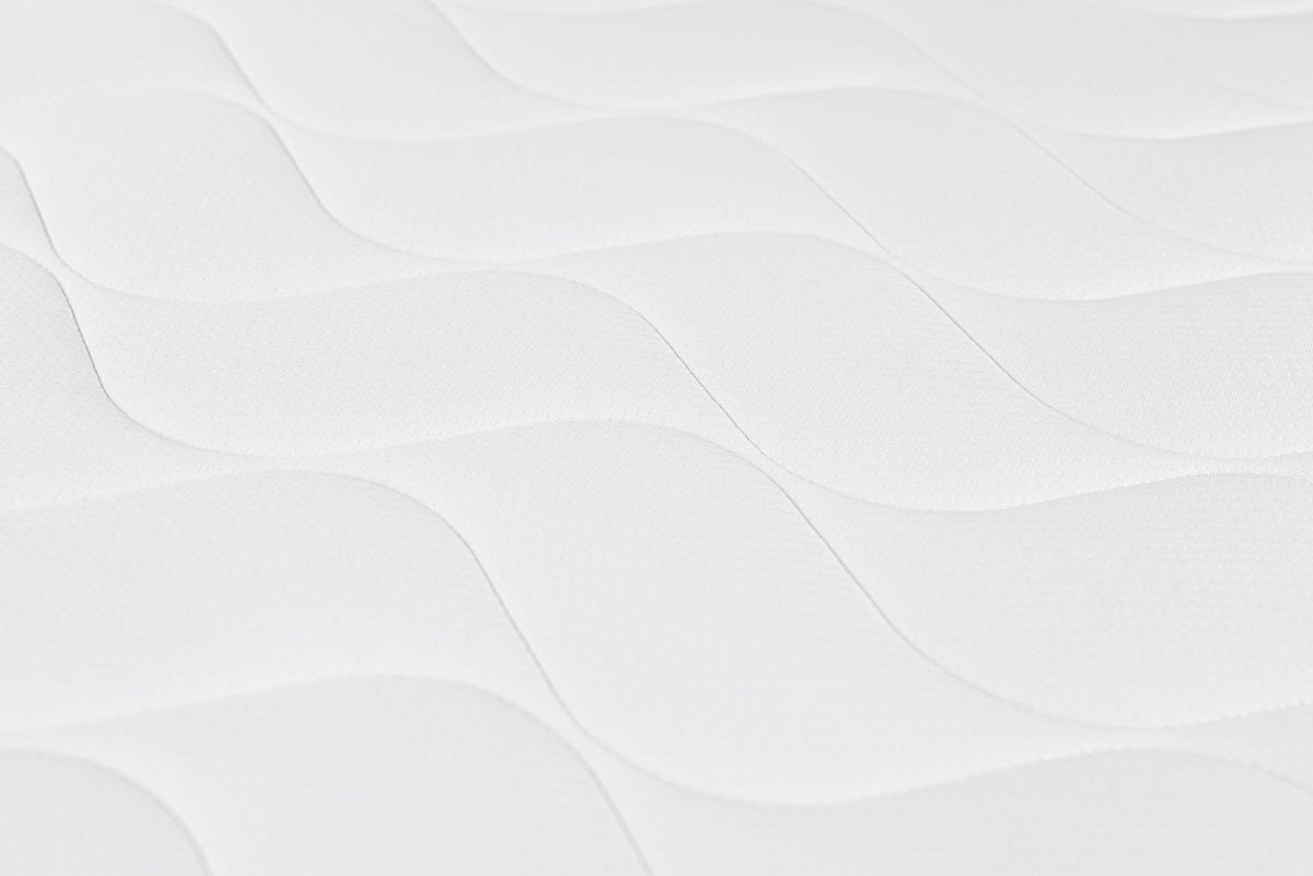 MATERAC-RDZEŃ/SPRĘŻYNY KIESZ. 7 ZONE POCKET SPRING MATTRESS - biały, Modern, tkanina (90/200cm) - Livetastic