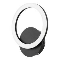 Wandleuchte 900324* Parrapos-Z - Weiss/Schwarz, Design, Kunststoff/Metall (20/24cm) - Eglo