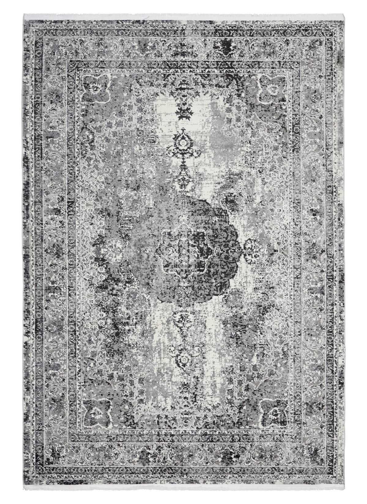 Covor țesut Marcus 3 - gri deschis/crem, textil (160/230cm) - Mömax