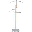 Szobainas Diener - Barna/Ezüst, modern, Faalapú anyag/Fém (24/108/48cm)