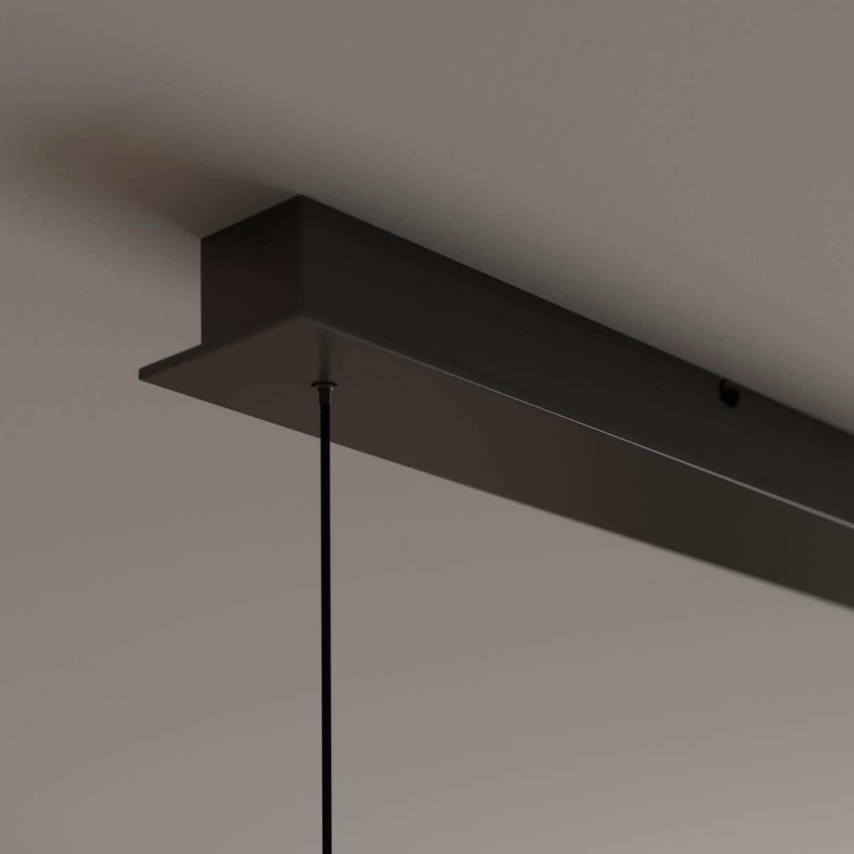 LAMPA WISZĄCA LED BAIA *DK* - czarny, Design, metal/szkło (100/20/180cm) - Dieter Knoll
