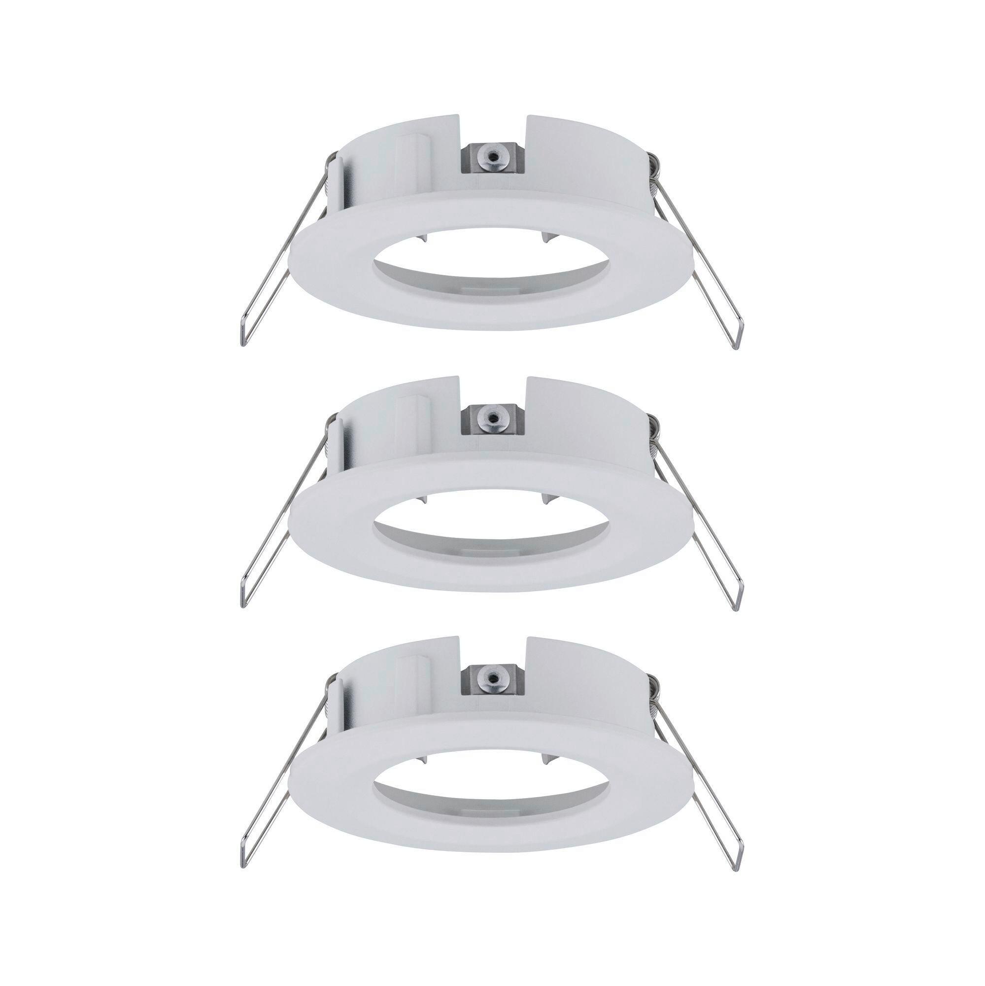 Deckenleuchte Choose Spot max. 10 Watt, 3er Set - Alufarben/Weiß, Basics, Metall (8,4cm) - Paulmann