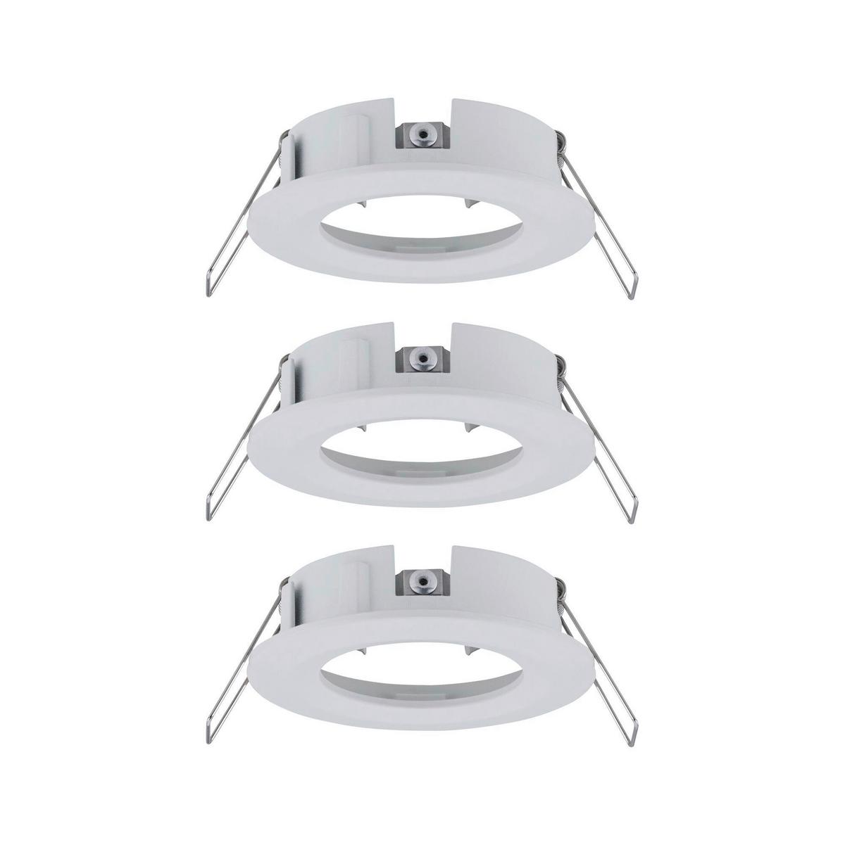 Deckenleuchte Choose Spot max. 10 Watt, 3er Set - Alufarben/Weiß, Basics, Metall (8,4cm) - Paulmann