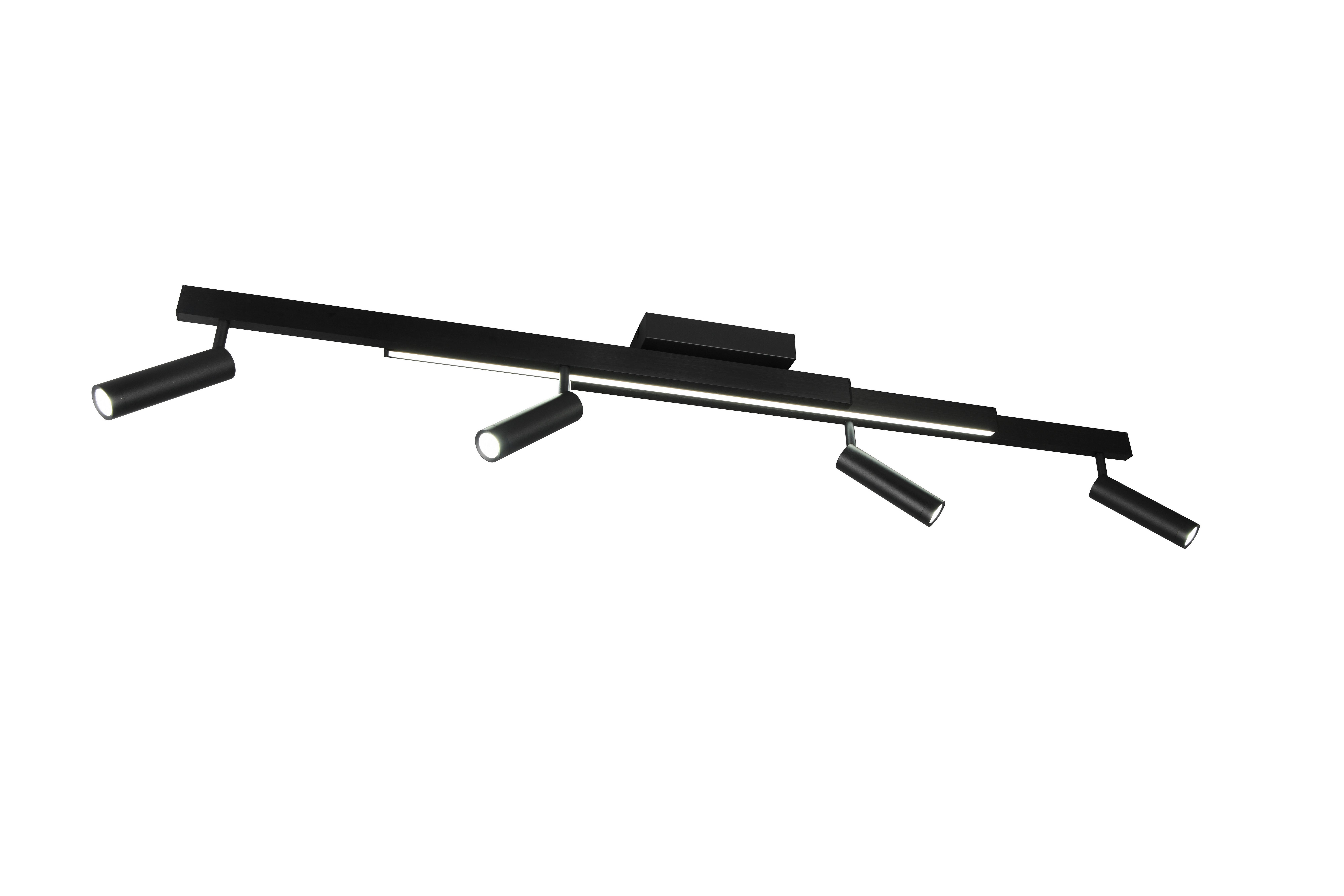 LED-Strahler Zeno Schwarz max. 12 Watt - Schwarz, Basics, Metall (133/23/8,5cm) - Trio Leuchten
