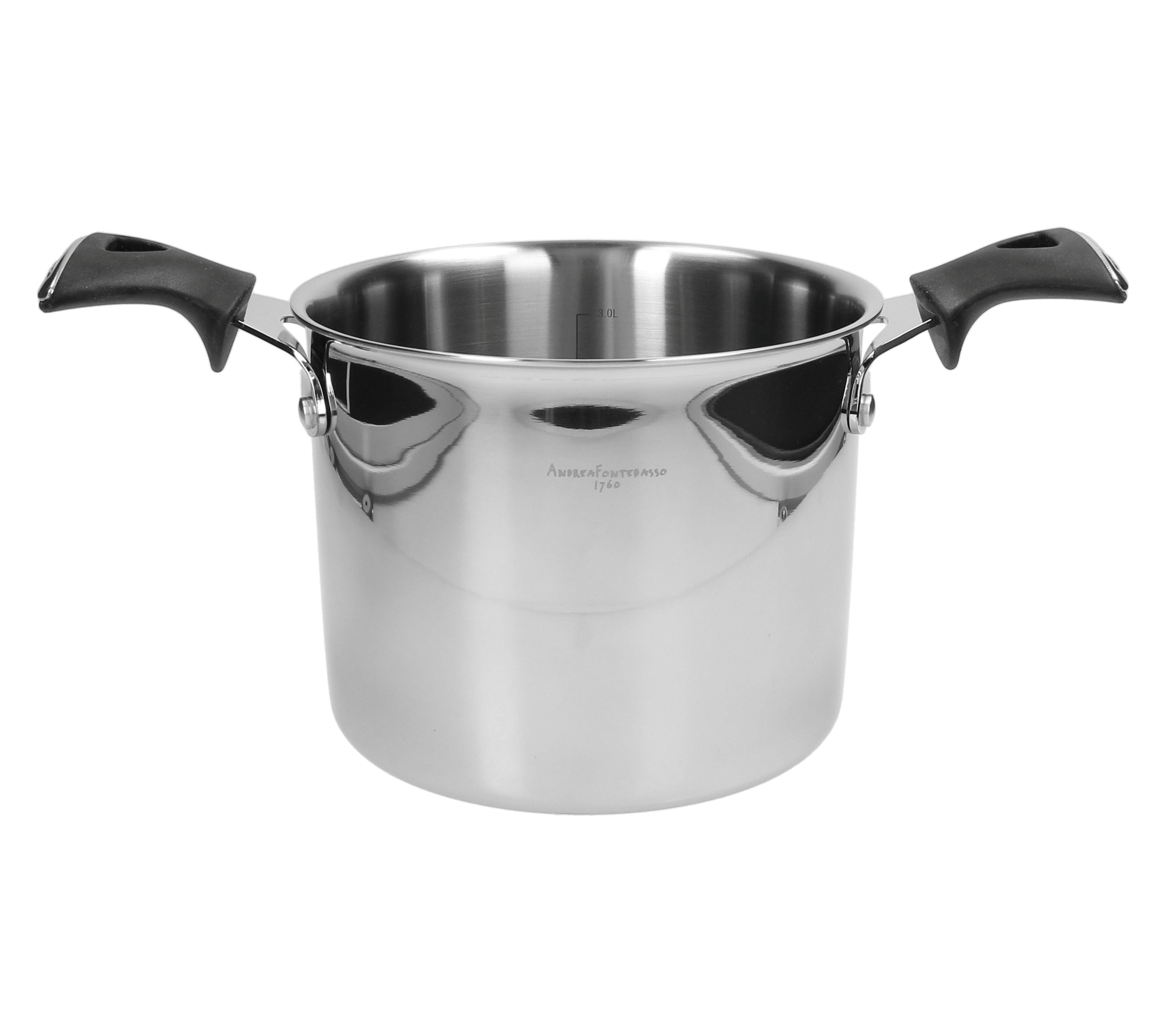 Lonac Za Meso Luxury Design - srebrne boje, Basics, metal (17/22/22cm) - Tognana