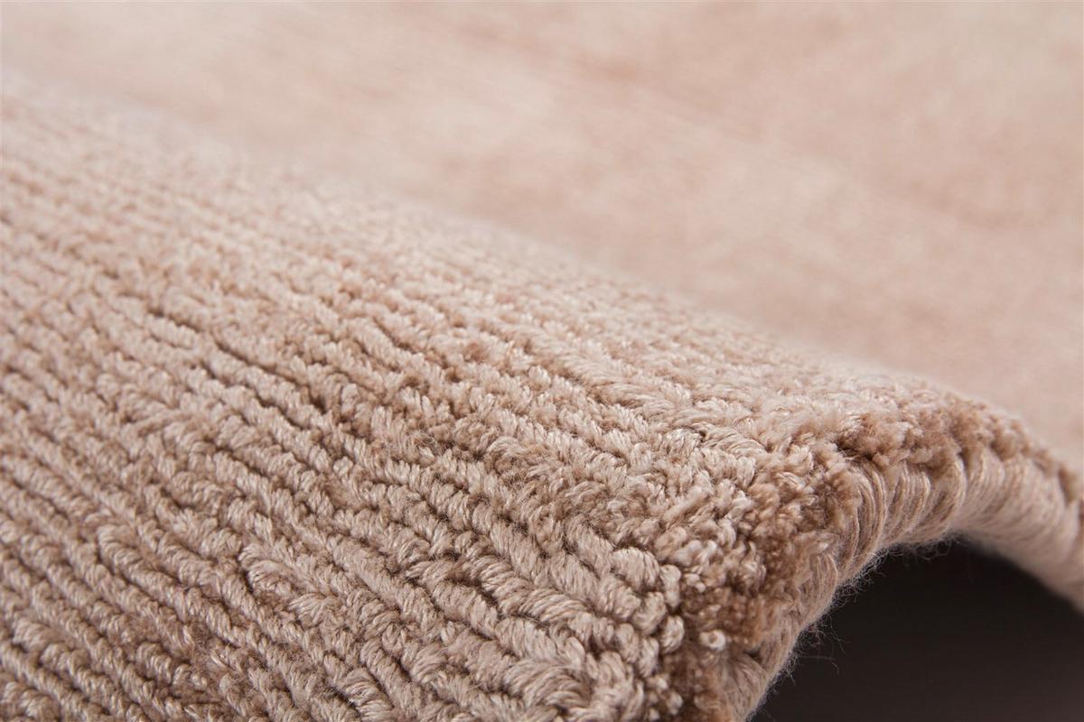 TEPPICH LUXURY 110 ELFENBEIN / TAUPE - Taupe/Creme, Basics, Textil (120/170cm) - Kayoom