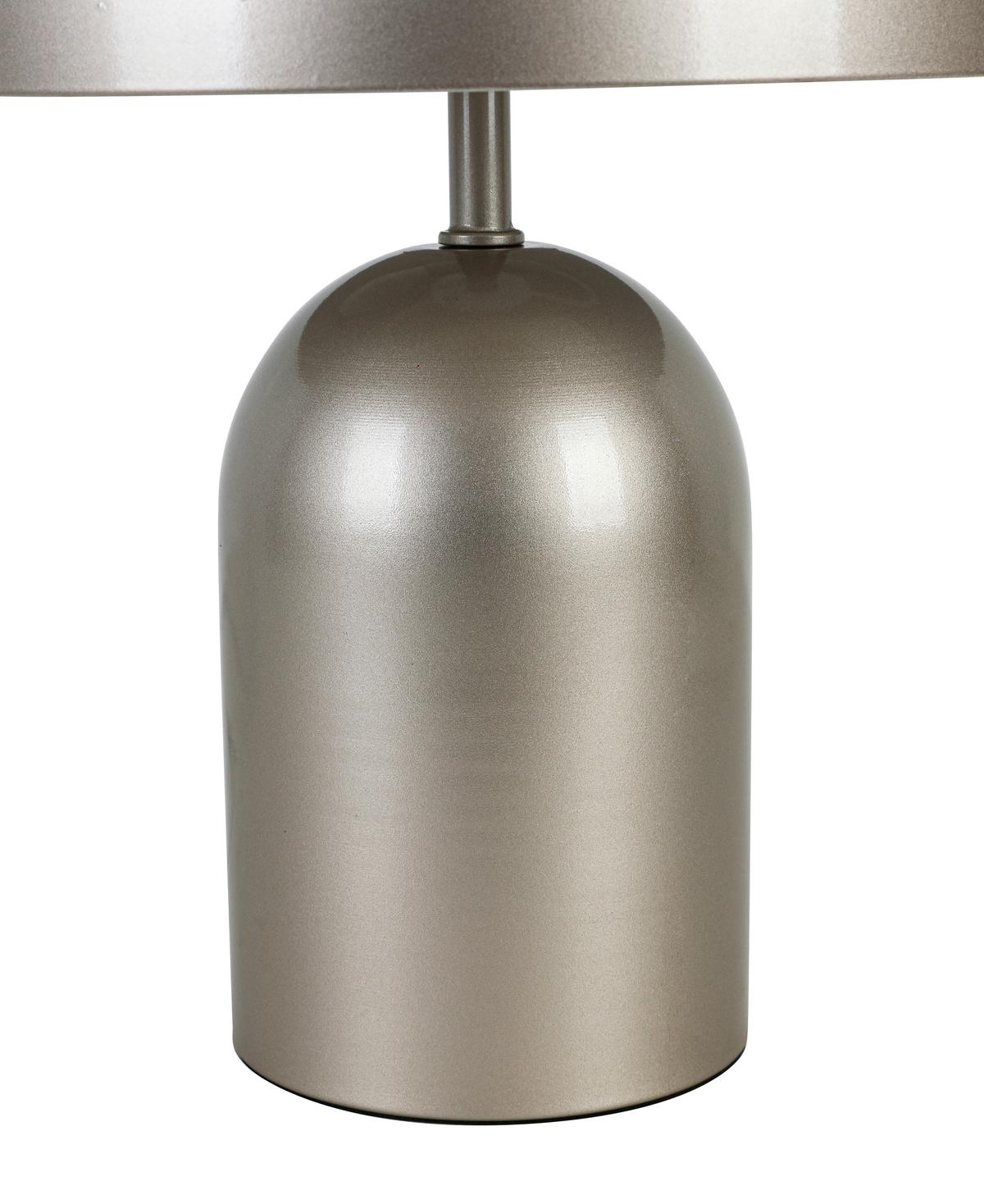 Tischleuchte Cesar Champagnerfarben max. 25 Watt - Champagner, MODERN, Kunststoff/Metall (23/23/30cm) - Mömax