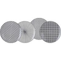 Desszertes Tányér Shiva - fekete/fehér, Lifestyle, kerámia (21cm) - Modern Living
