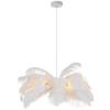 HANGLAMP FEDI - Wit, Modern, Textiel/Metaal (55/120cm)
