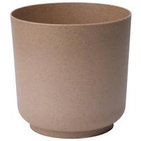 Kaspó Átm./ma.: Kb. 25/25,5cm Ecocare - barna, Lifestyle, műanyag/fa (25/25,5cm) - ecoTree