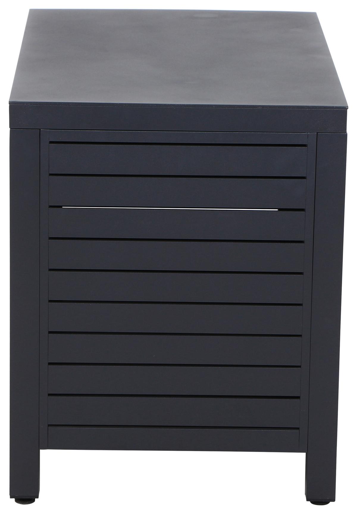 OUTDOORKÜCHE L19584 - Anthrazit, MODERN, Metall (90/70/56cm) - Siena Garden