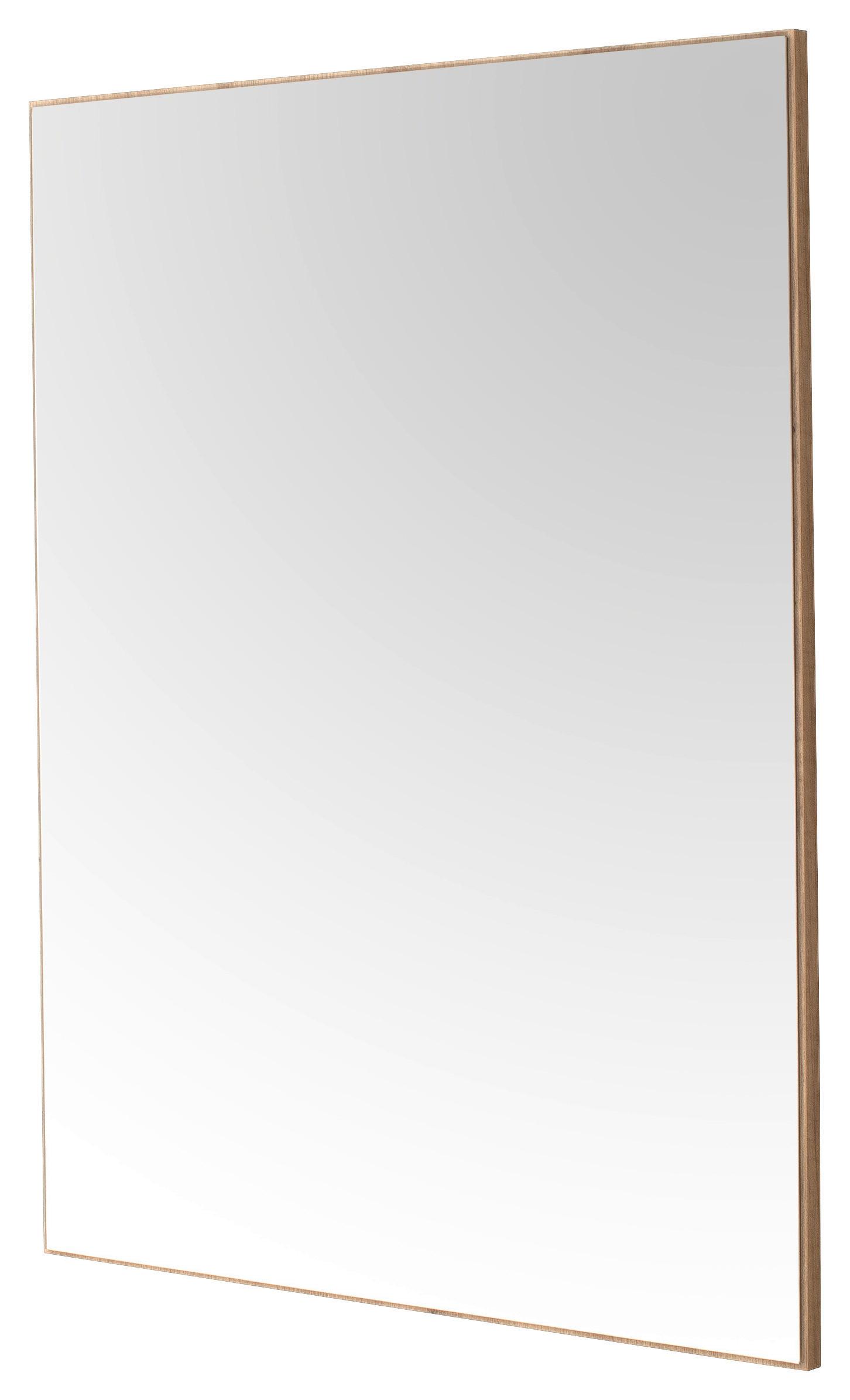 Wandspiegel ca. 75x87x2cm - Eichefarben, MODERN, Glas/Holzwerkstoff (75/87/2cm) - Premium Living