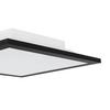 LED-TAKLAMPA JUO -TOP- - vit/svart, Modern, metall/plast (30/30/5,5cm) - Mömax