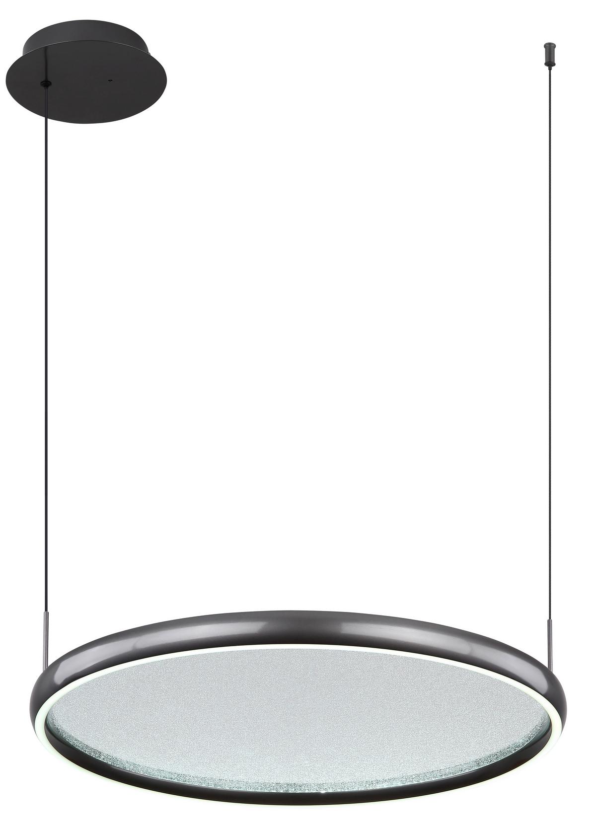 LED Függőlámpa 67186-36 - fekete/fehér, Design, műanyag/fém (63/60/150cm) - Globo