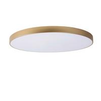LAMPA SUFITOWA LED 79185/80/02 UNAR - kolor mosiężny, Konventionell, tworzywo sztuczne/metal (80/80/5cm) - Lucide