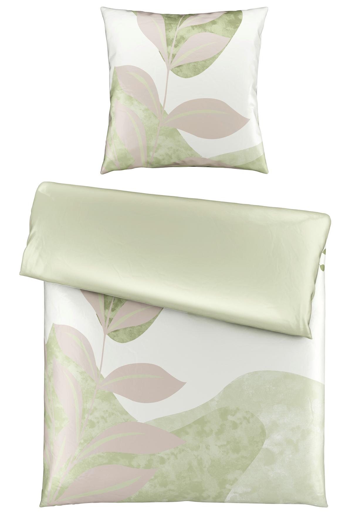 Bettwäsche Ice Burg Grün ca. 135x200cm - Grün, Textil (135/200cm) - Modern Living