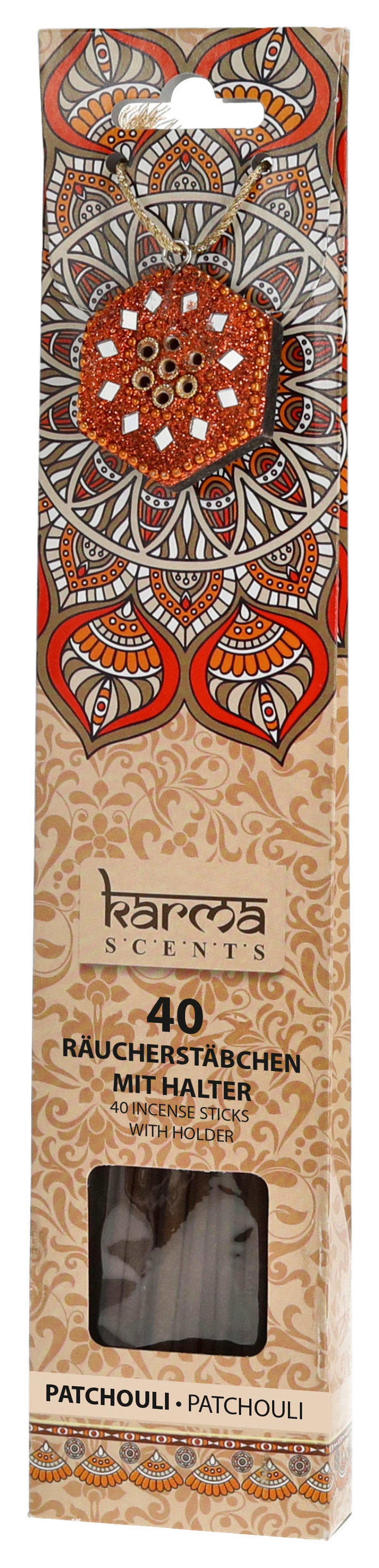 Räucherstäbchen Karma diverse Düfte - Pink/Gelb, Basics, Holz (6,5/30/2,3cm)