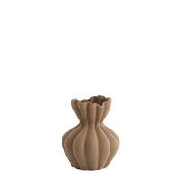 WAZON DEKORACYJNY 5747482_SILLIAN - brązowy, Basics, ceramika (20,5/20,5/24,5cm) - Light & Living