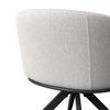 STOL MED ARMSTÖD NELA - grå/svart, Modern, metall/trä (62/77/62cm) - Bessagi Home