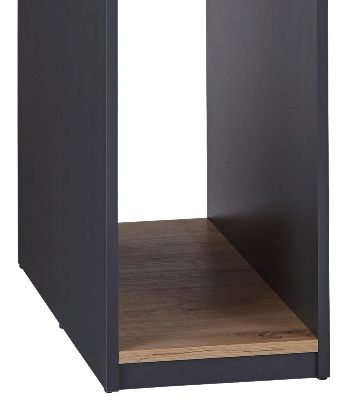 Računalniška Miza Speed, Antracit, Hrast - barve hrasta/antracit, Moderno, kovina/leseni material (160,2/91,9/70cm)