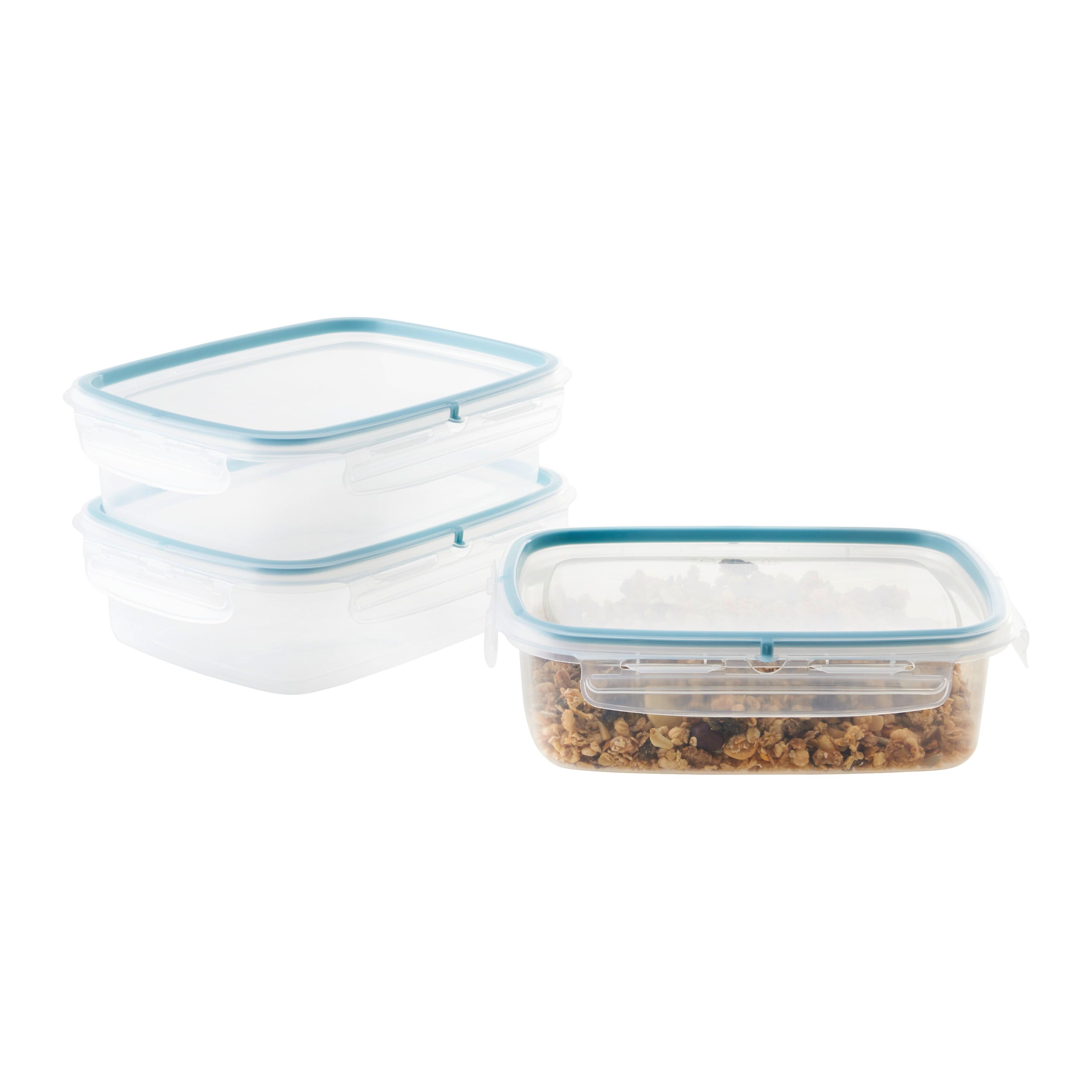 Set Posod Za Shranjevanje Diego 1,8l - pastelno modra/prosojno, Konvencionalno, umetna masa (22,5/17,7/11cm) - Mömax