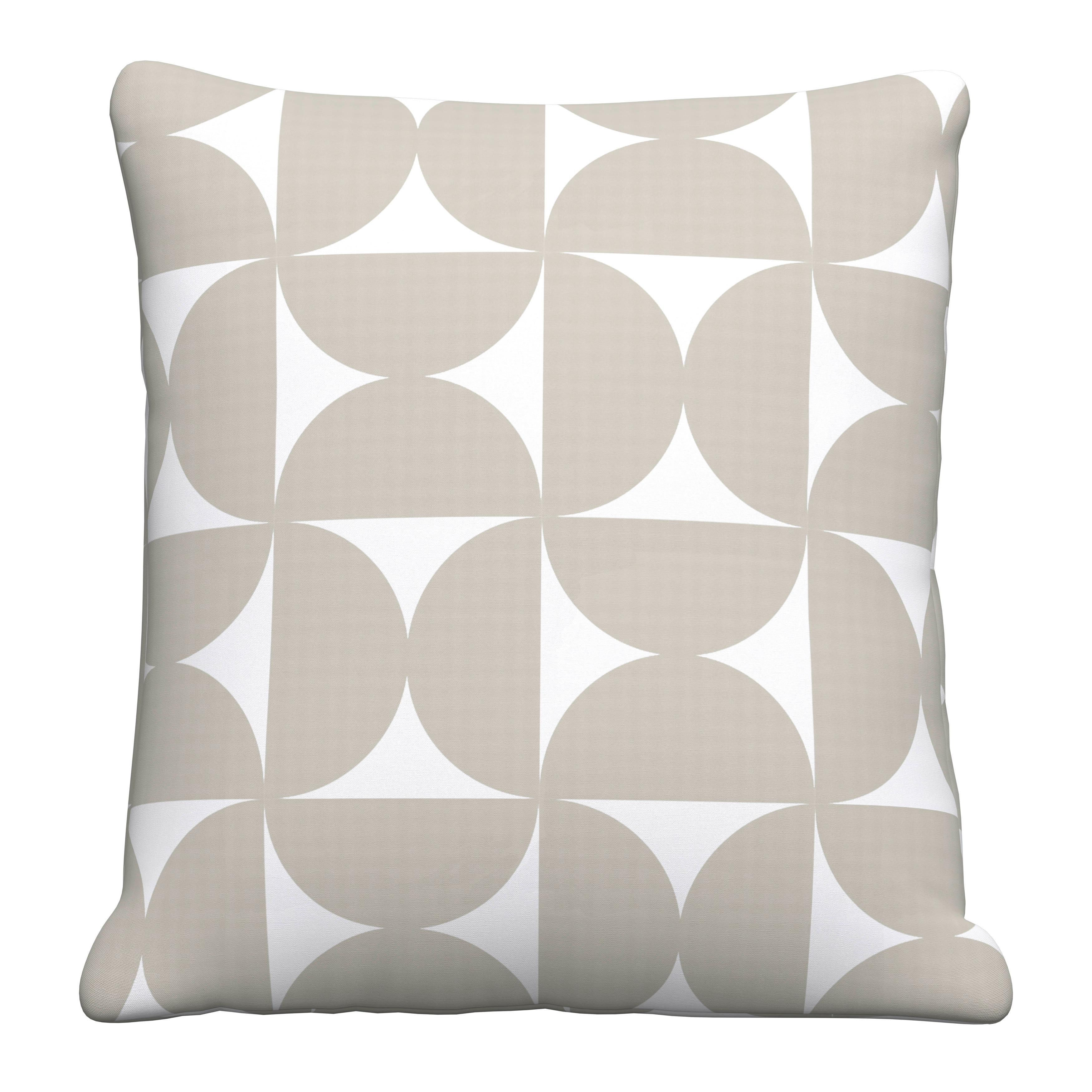 Díszpárna Bastian 45/45 - bézs/szürke, Konventionell, textil (45/45cm) - Mömax