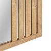 VÄGGSPEGEL ARKO STRIPES I -EXKLUSIV/SB- - ekfärgad, Modern, glas/plast (152/52/1,63cm) - Mömax