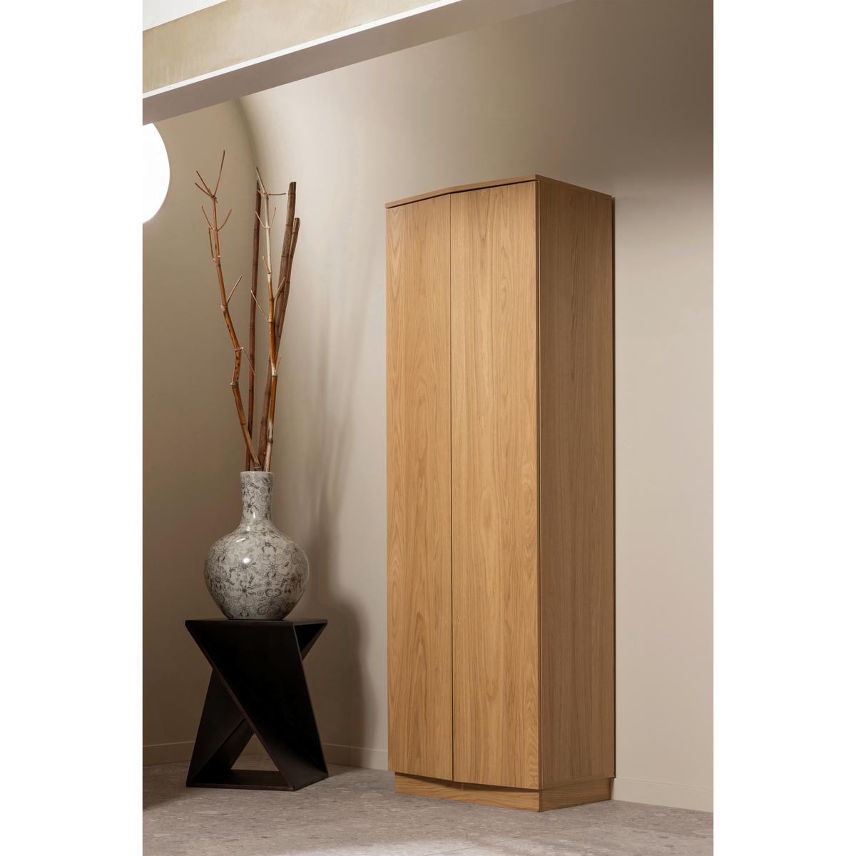 Beistelltisch Ikem Dunkelbraun - Dunkelbraun, Design, Holz (41/41/61cm) - Livetastic