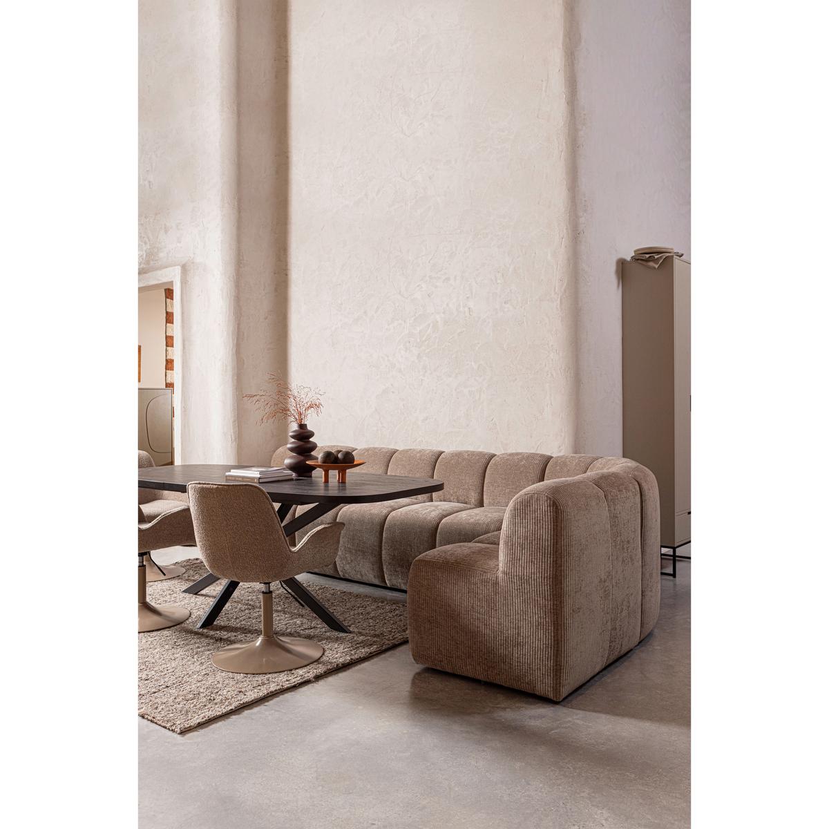 Esstisch Arros Schwarz L: 180-220cm - Schwarz, MODERN, Holzwerkstoff (180-220/90/75cm) - Livetastic