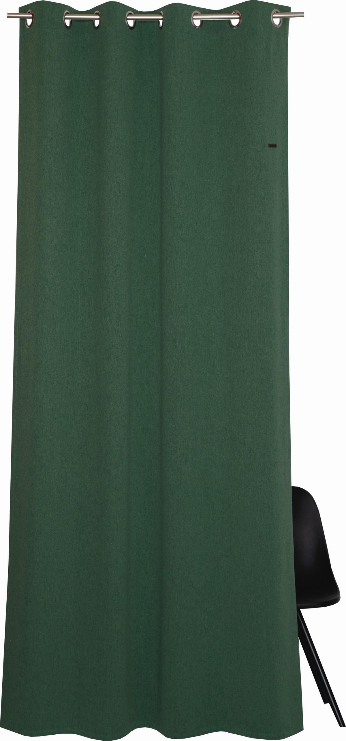 ZASŁONA NA PRZELOTKACH E-HARP ESPRIT - ciemnozielony, Basics, tkanina (140/250cm) - Esprit