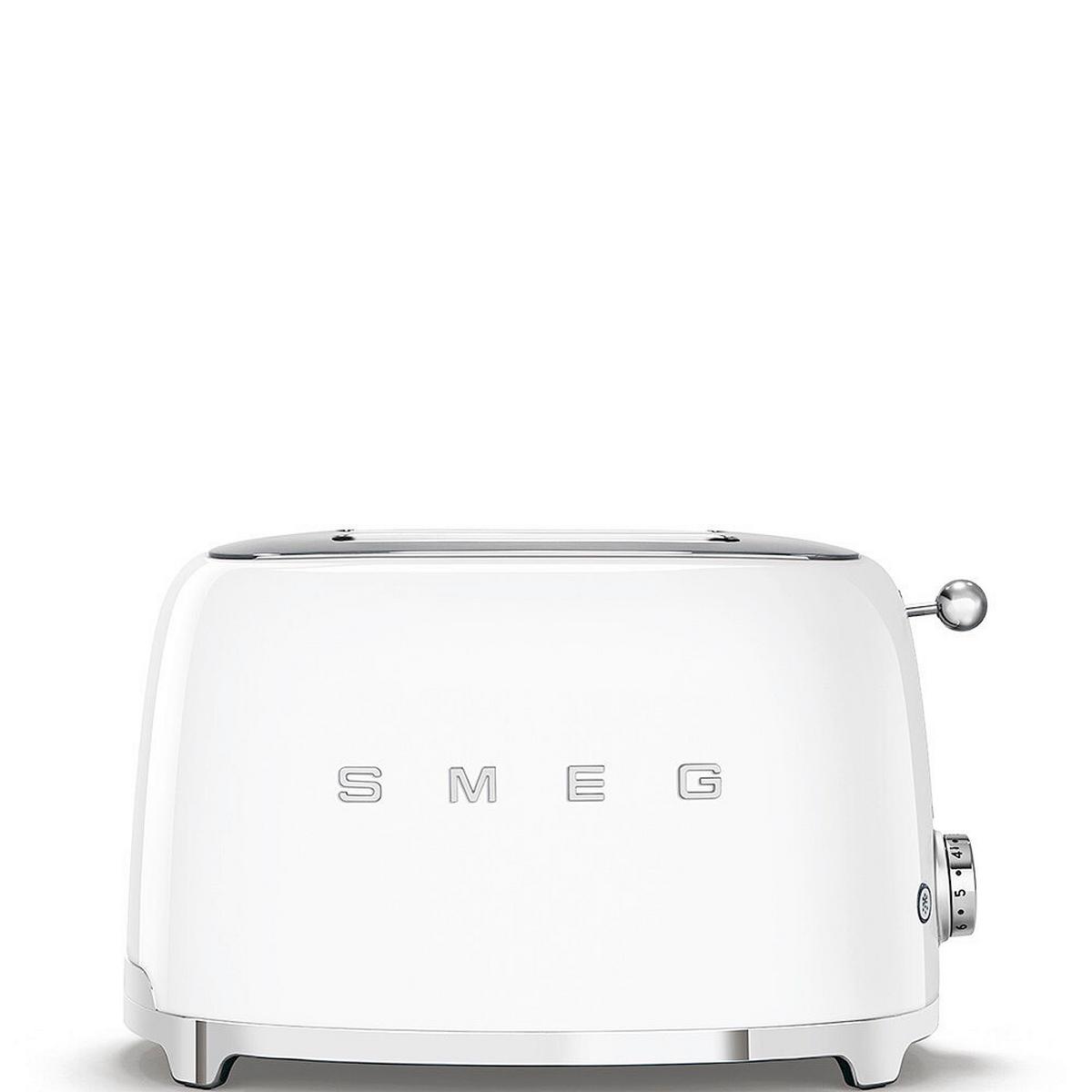 TOSTER TSF01WHEU SMEG - biały, Basics, metal (31/19,8/19,5cm) - SMEG