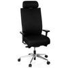 Pisarniški Stol Pro-tec Xxl, Črna - črna/barve aluminija, Moderno, kovina/umetna masa (59/138/49cm) - MID.YOU