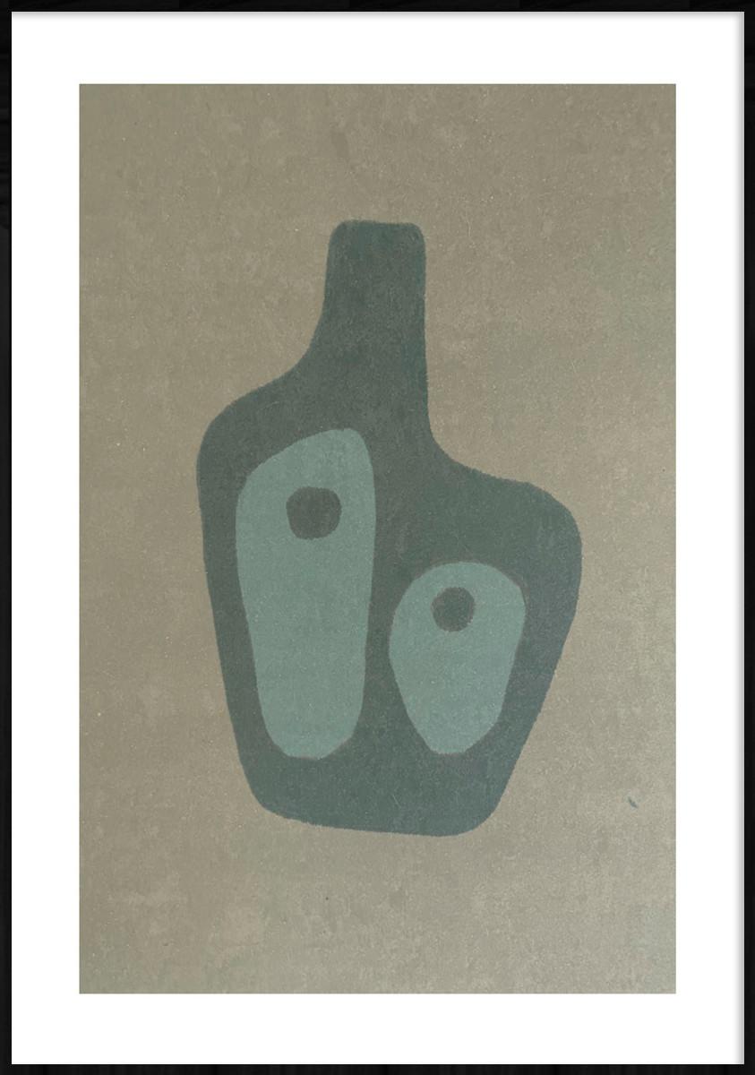 BILD FEEL-GOOD-002-50X70-FRX-FRZW - Beige/Schwarz, Basics, Holz/Kunststoff (50/70/10cm)