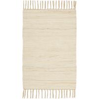 Covor țesut din cârpe Julia 1 - crem, Romantik / Landhaus, textil (60/90cm) - Mömax