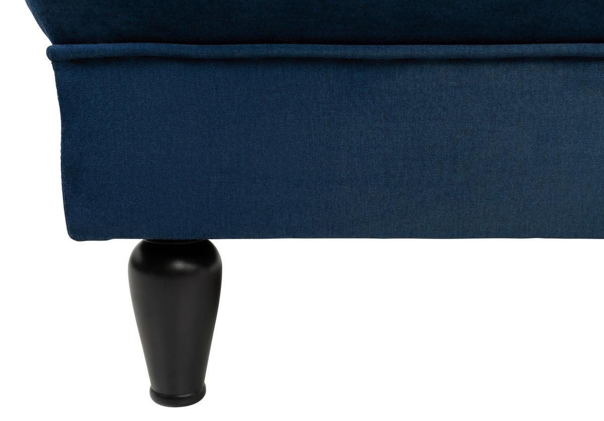 Tabure Cupido - tamno plava/crna, Design, tekstil/drvo (82/44/82cm) - Mömax