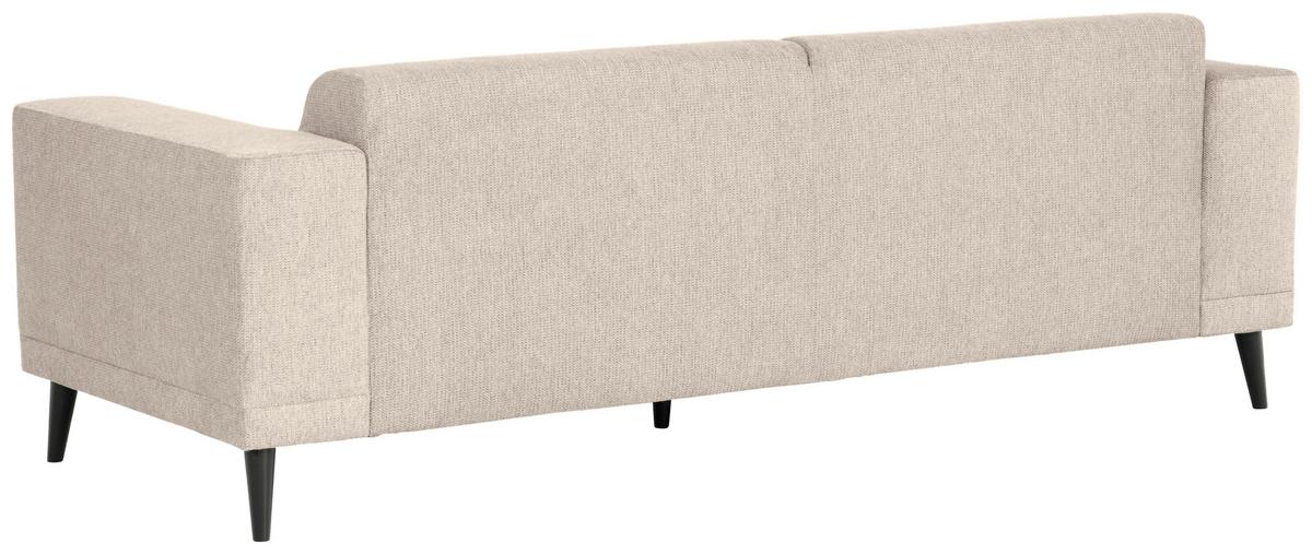 SOFA TRZYOSOBOWA OSLO_LZ - beżowy/czarny, Design, tkanina/drewno (218/77/93cm) - MID.YOU