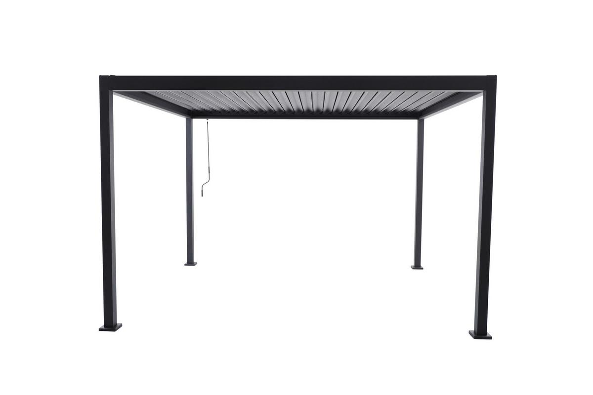 Pergola Origin Anthrazit - Anthrazit, Basics, Metall (359/296/238cm) - Gardenson