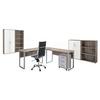 Büro Office Edition Set 1 Weiß/Sonoma Eiche - Weiß/Sonoma Eiche, MODERN, Holzwerkstoff - MID.YOU