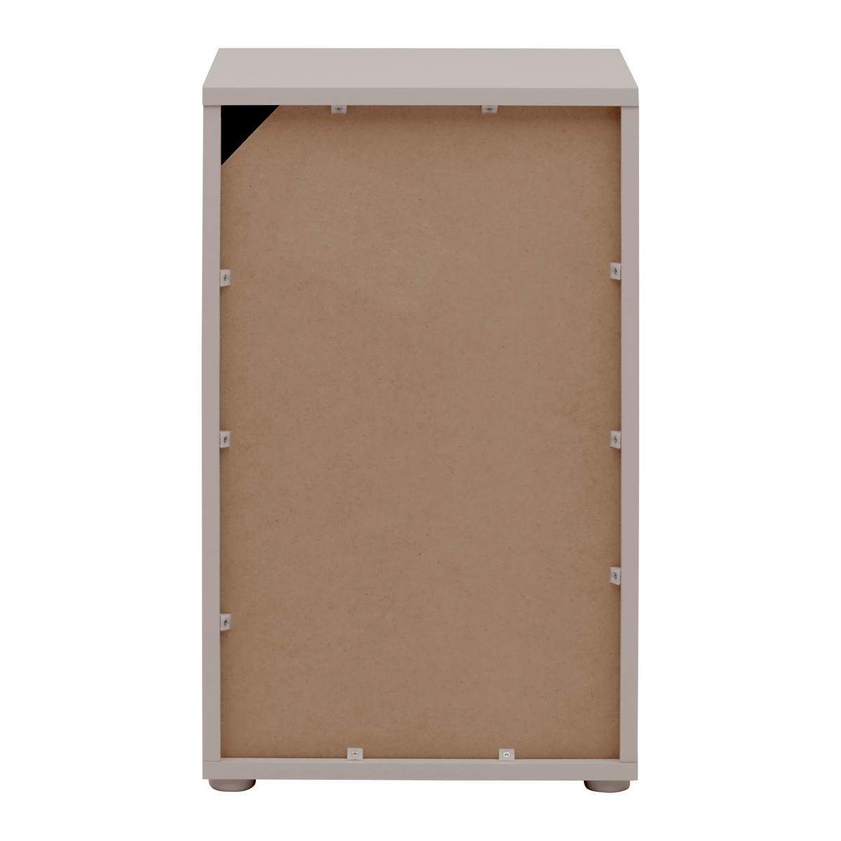 Nachttisch Dune Kaschmir ca. 40x65x38cm - Kaschmir, MODERN, Holzwerkstoff/Metall (40/65/38cm) - Mömax