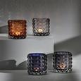 Teelichthalter Jolina - Orange, MODERN, Glas (9,8/9,8cm) - Mömax modern living
